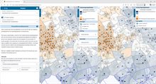 voorbeeld van hoe twee uitgangsscenario's met elkaar kunnen worden vergeleken