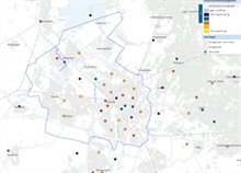 Weergave Studiegebied zonder zonegrenzen