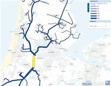 Kaartbeeld van het Module Selected Link