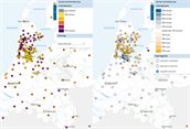 Kaartbeeld effectenmodule aantal autoritten