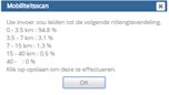 schermafbeelding ritlengteverdeling