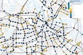 Kaartbeeld van de module Selected Stop