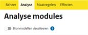 Bronmodellen visualiseren staat uit
